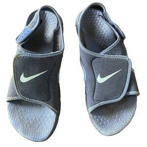 Nike Classic Blue Water Summer Spring Casual‎ Boys Comfortable Velcro Shoes Sz 6
